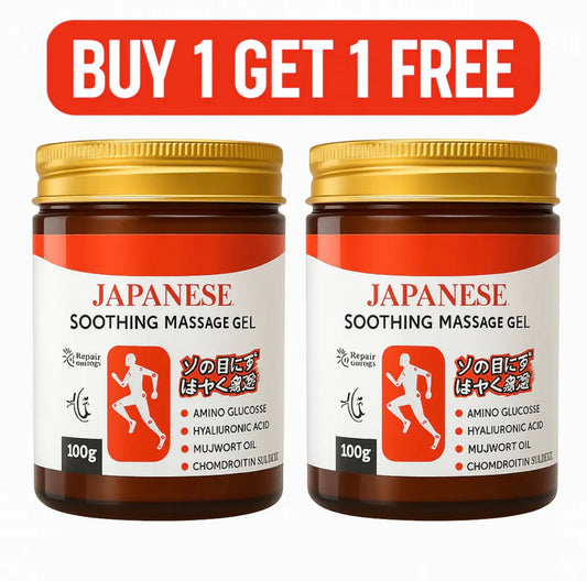 Japanese Pain Relief Soothing Massage Gel (Buy 1 Get 1 FREE)