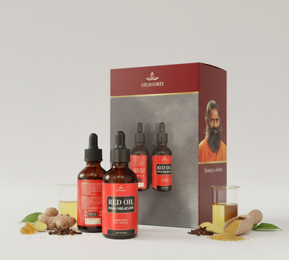 Red Instant Pain Relief Oil 60ml (Buy 1 Get 1 Free)